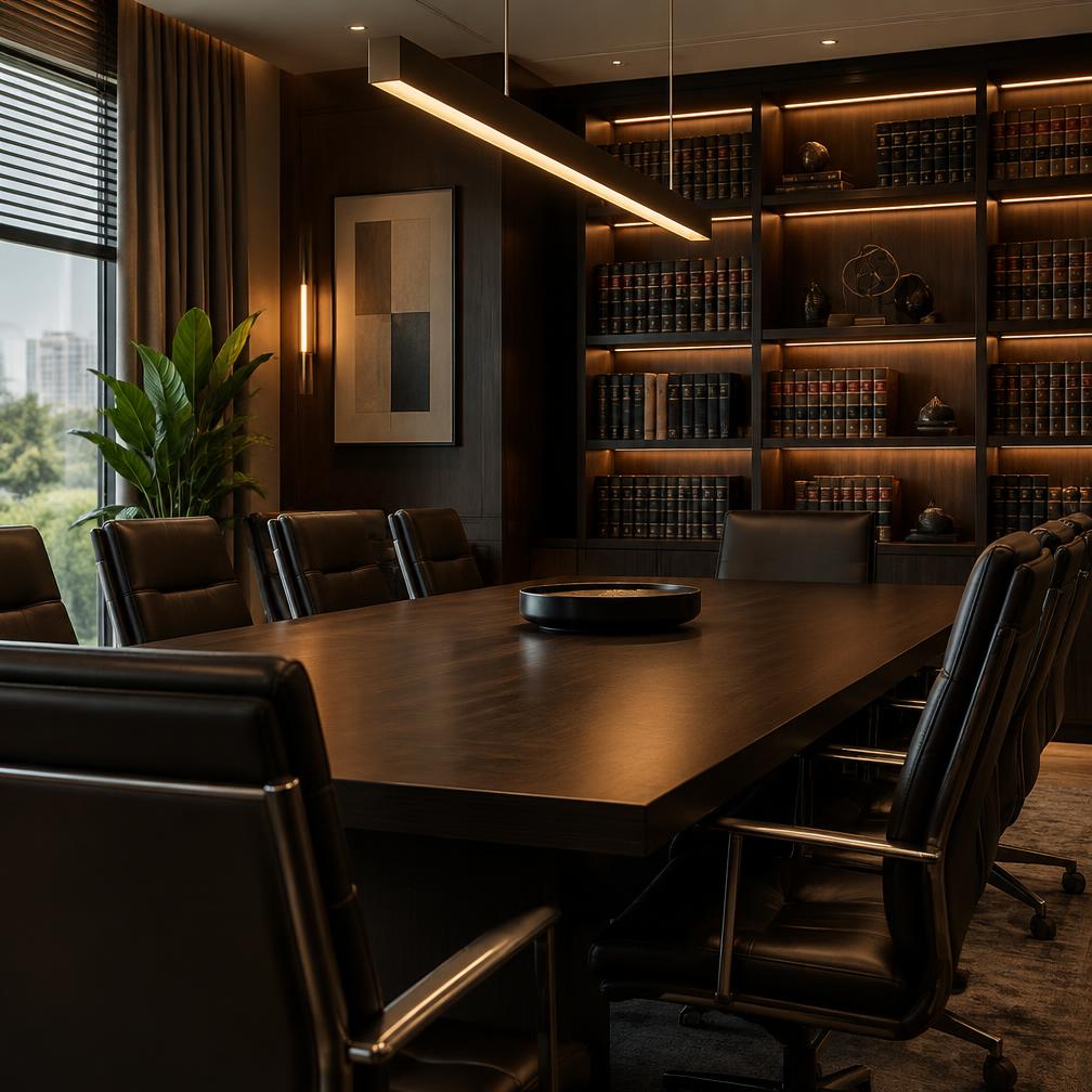 Sala de reunião elegante do escritório